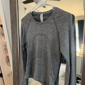 Lululemon Swiftly Tech Long Sleeve Race Length Grey